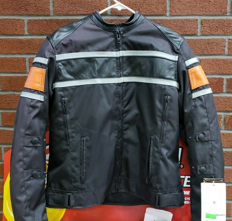 womens coat leather motorcycle riding jack harley davidson,honda