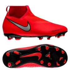 Nike Men's Phantom Vision Academy FG Soccer Cleats AO3258-600 Red/Black BX 7