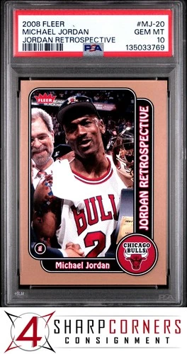 Jordan 2008 Fleer Jordan #MJ-20