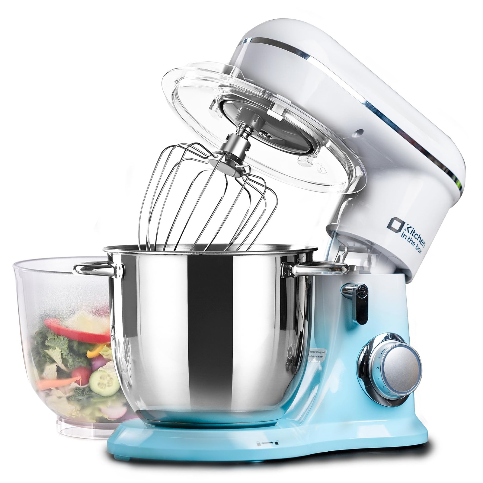 Stand Mixer, 5QT + 4.5QT Two bowls Electric Food Mixer, 10 Speeds Kitchen Mix...