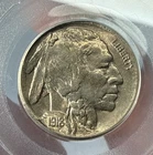 1918 D Buffalo Nickel US 5c Coin PCGS MS64