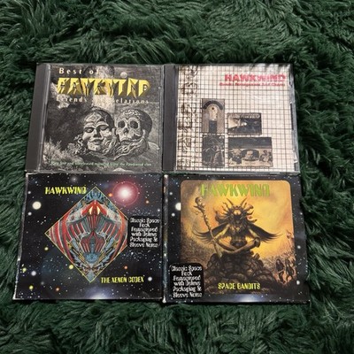 Hawkwind 4 CD Lot Space Psych Rock Xenon Codex Friends And Relations Rare OOP