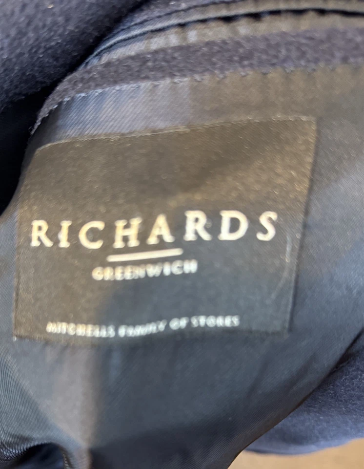 Sobretudo de lã virgem Zegna sob medida $6600 6XL novo sem etiquetas - Imagem 3 de 4