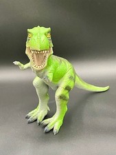 Tyrannosaurus T-Rex Dinosaur Green Rubber Jumbo Large Figure Toy 2011 13  Tall