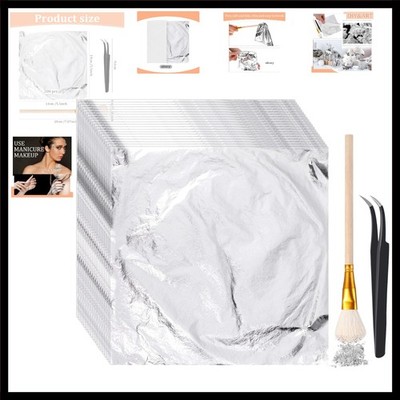 200 Pcs Gold Leaf Sheets for Art Foil Paper Leaf Art Foil Sheets Gilding Brus...