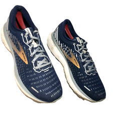 Brooks Ghost 13 Running Shoes Sz 10 Navy Blue Gray