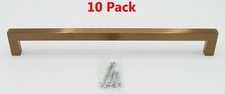 10 Champagne Bronze Cabinet Pulls Drawer Handles 10 1/2" length- 10 1/8" centers