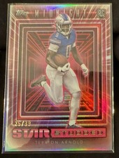 2024 Topps Midnight - Star Studded Terrion Arnold #SS-7 Twilight /99 (RC)