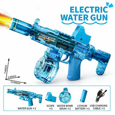 Electric Water Gun 36ft Range Squirt Gun Powerful Water Pistol for Kids Adults