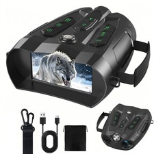 4K Night Vision Goggles,10X Zoom,850nm IR,4000mAh Night Vision Binoculars Camp e