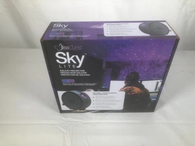 BlissLights Sky Lite Galaxy Projector w/ LED Blue Stars Purple Nebula Cloud NEW