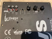 SVS SB12-NSD Sledge STA-400D Plate Amplifier (Needs Repair)