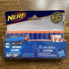 Hasbro Brand NERF Elite Distance up to 85 Ft Blue Dart Orange Tip