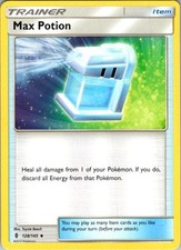 Pokemon SM - Guardians Rising Max Potion 128/145 NM