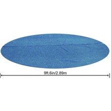 Bestway Flowclear Solar Pool Cover 3.05 m Round Pool Heater Cover Blue