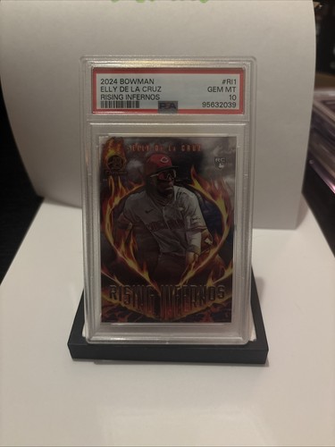 Elly De La Cruz 2024 Bowman Rising Infernos #RI1 RC PSA 10 Reds
