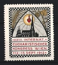 Reklamemarke Wien, XXIII. Internat. Eucharist...