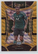 2023-24 Panini Select FIFA Mezzanine Gold Wave Prizm 7/10 Gustavo #163 1m1a
