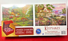 New & Sealed Keepsakes (set of 2) 1000 Piece Jigsaw Puzzles