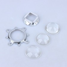 60 90 120 degree LED Lens Optical Glass 44mm Reflector Collimator Fixed Bracket