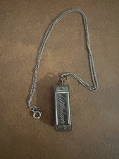 Miniature HOHNER Working Harmonica Pendant Necklace