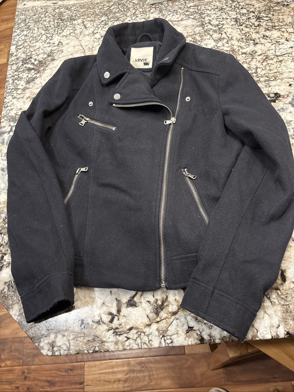 Levi's Asymmetrical Moto Jacket polyester size me… - image 1