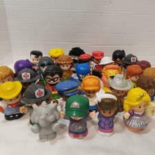 Figuras Little People - Lote Mixto de 29 Little People Bat Girl Robin