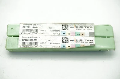 2X Walter Protodyn Eco Plus EP20611 15-M8 6HX HSS-E Gewindebohrer - Bild 1 von 3