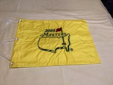 2008 OFFICIAL MASTERS PIN FLAG AUGUSTA NATIONAL