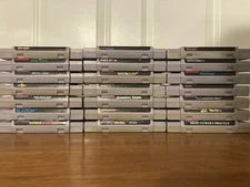Super Nintendo SNES Cart Only Games - Authenticated, Cleaned, Tested, & Working!