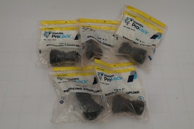SharkBite ProLock Reducing Coupling 3/4'' x 1'' - Lot of 5
