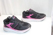 PONY sneakers Breathable Mesh Comfort Foam black pink accents Girl's 1M