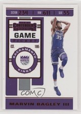 2019-20 Panini Contenders Game Ticket Red Marvin Bagley III #77 yf0