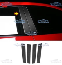 For 2017-2023 Porsche Panamera 971 Dry Carbon Fiber Pillar Post Cover Door Trim