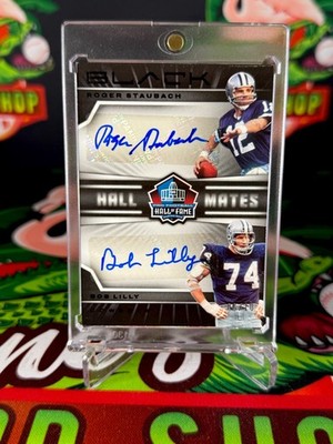 2023 Panini Black Roger Staubach Bob Lilly Auto /10 Dual Hallmates