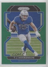 2021 Panini Prizm Green Prizm TJ Hockenson #147 0l1