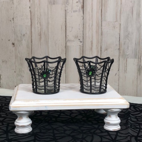 Partylite Halloween Votive and Tealight Holder Set with Aroma Melts Stand - Picture 5 of 16