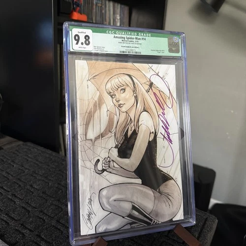 Amazing Spider-Man #14 CGC 9.8 Signed J. Scott Campbell