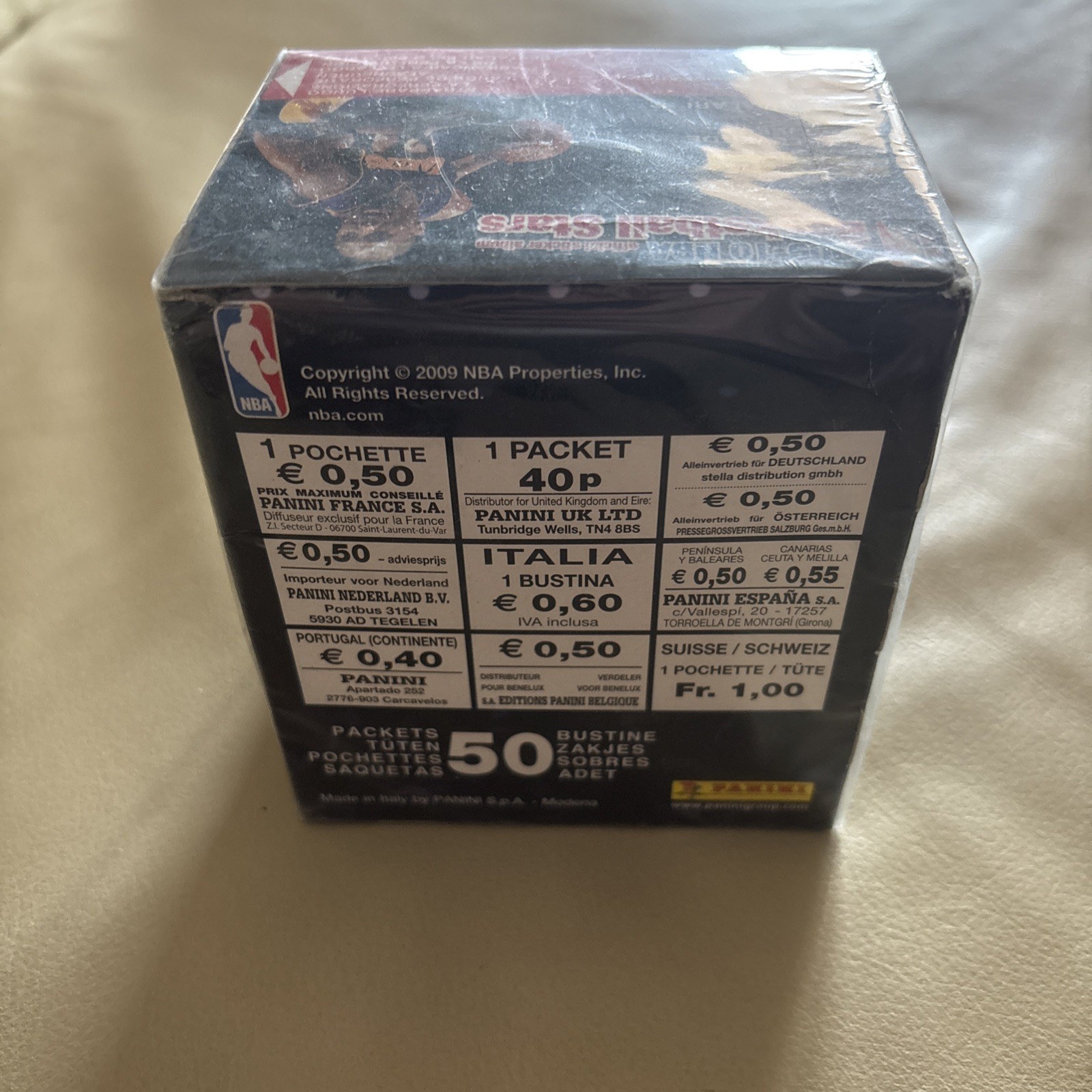 Panini NBA 2009-10 Sealed box very rare Steph Curry rookie stickers PSA10? view 3