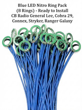 8x CB Radio Blue LED Light Nitro General Lee Cobra 29LTD Ranger Connex Stryker