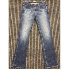 Big Star Maddie Bootcut Jeans 29L Blue Excellent Stretch Whiskered Denim 2339 
