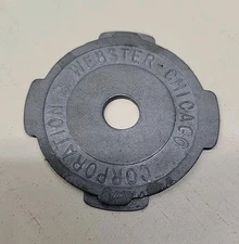 Record Adapter Webster Chicago Corporation Metal 45 RPM Record Insert Vintage 