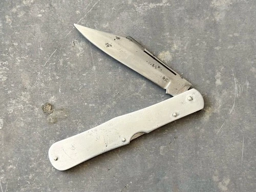 Vintage Aerial Cutlery Co. 1912-1944 Marinette Wisconsin Coke Bottle Lockback