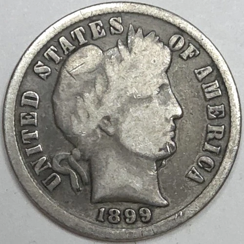1899-P Barber Dime (Lot#1)
