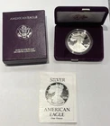 1990-S American Silver Eagle 1 oz Fine Bullion Proof Coin Set ~ Box and COA