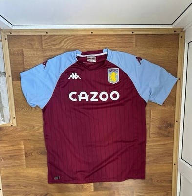 ASTON VILLA 2020 2021 HOME SHIRT FOOTBALL SOCCER JERSEY KAPPA SIZE 4XL
