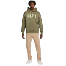 Nike Club Fleece 2 PC Sweatsuit Men's Size L Sweatpants Tracksuit Khaki/Olive