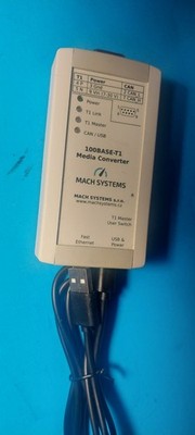 Mach Systems 100 BAse T1 Media Converter 100BASET1-MC-ETH
