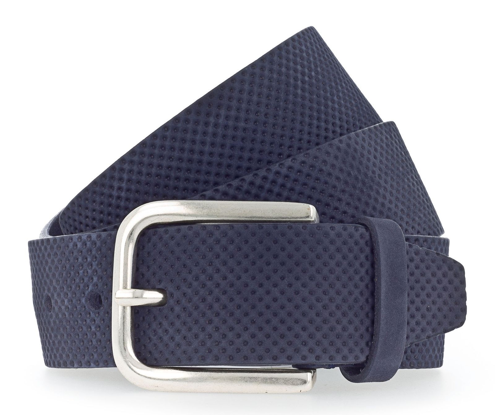 Vanzetti 40mm Leather Belt W110 Navy