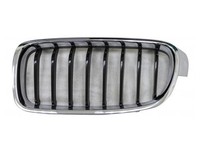 Gitter Grill Vorne Links Bmw 3ER Sport F30 2012-2015 VERCHROMT-SCHWARZ